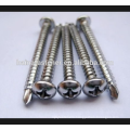 self drilling srew,Zinc-plated Self Drilling Phillps Pan Head Screw,phillps pan head self drilling screw